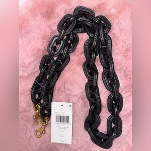 Coach Leather Chain Strap